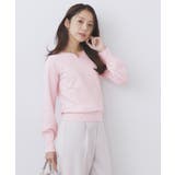 ゴールドパーツ付きハートネックニット【洗濯機OK】 | index | 詳細画像9 