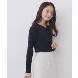 ゴールドパーツ付きハートネックニット【洗濯機OK】 | index | 詳細画像13 