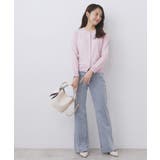 柄編みクルーネックカーディガン【洗濯機OK】《7col》 | index | 詳細画像6 