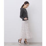 柄編みクルーネックカーディガン【洗濯機OK】《7col》 | index | 詳細画像22 