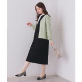 チェックジャカードカーディガン【洗濯機OK】 | index | 詳細画像7 