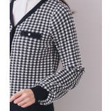 チェックジャカードカーディガン【洗濯機OK】 | index | 詳細画像17 