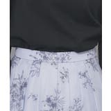 オーガンジーフラワーフレアスカート【洗濯機OK/イージーアイロン】 | index | 詳細画像17 