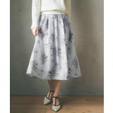 オーガンジーフラワーフレアスカート【洗濯機OK/イージーアイロン】 | index | 詳細画像21 