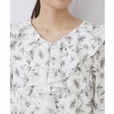 ラッフルフリルブラウス【洗濯機OK/イージーアイロン】 | index | 詳細画像16 