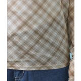 シアーチェックドレープネックトップス【洗濯機OK】 | index | 詳細画像19 