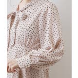 リボンボウタイドットワンピース【洗濯機OK/イージーアイロン/防シワ】 | index | 詳細画像17 