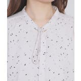 フェイクパールピンボウタイブラウス【洗濯機OK イージーアイロン ストレッチ】《… | index | 詳細画像21 