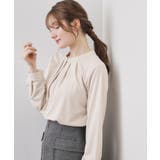 グレージュ(050) | ランダムタックトップス【洗濯機OK/吸水速乾/接触冷感/UVケア】《5col》 | index