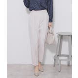 グレージュ(050) | ストレッチイージーテーパードパンツ【洗濯機OK/イージーアイロン】 | index