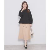 レース衿ペプラムブラウス【洗濯機OK/ストレッチ】 | index | 詳細画像6 