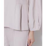 レース衿ペプラムブラウス【洗濯機OK/ストレッチ】 | index | 詳細画像21 