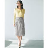 フラワーレースタイトスカート【洗濯機OK】《XS～3L》 | index | 詳細画像1 