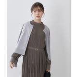 ベルト付きプリーツフレアワンピース【洗濯機OK イージーアイロン 防シワ】《5c… | index | 詳細画像3 