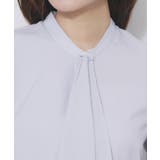 アシンメトリーボウタイブラウス【洗濯機OK イージーアイロン 防シワ】《XS～L… | index | 詳細画像20 