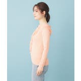 レースフリルVネックリブニット【洗濯機OK/坑ピル】 | index | 詳細画像14 