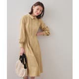 ベルト付きタックシャツワンピース【洗濯機OK/イージーアイロン】 | index | 詳細画像3