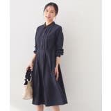 ベルト付きタックシャツワンピース【洗濯機OK/イージーアイロン】 | index | 詳細画像10