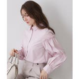 ライトピンク(370) | ボリュームスリーブブラウス【洗濯機OK】《5col》 | index