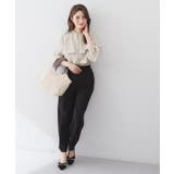 フリルキーネックシャツ【洗濯機OK イージーアイロン 防シワ】《XS~LL | index | 詳細画像7