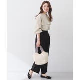 フリルキーネックシャツ【洗濯機OK イージーアイロン 防シワ】《XS~LL | index | 詳細画像8