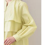 フリルキーネックシャツ【洗濯機OK イージーアイロン 防シワ】《XS~LL | index | 詳細画像34