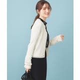 袖シアーフリルケーブルラメカーディガン【洗濯機OK/坑ピル】 | index | 詳細画像1 