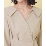 カシュクールタックシャツ【洗濯機OK／ストレッチ】 | index | 詳細画像27 
