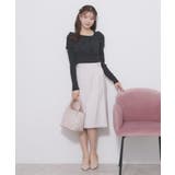 オフショルリボンリブニット【洗濯機OK】 | index | 詳細画像11 