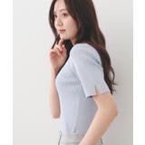 ラメリブ半袖ニット【洗濯機OK】 | index | 詳細画像9 