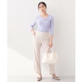 ブローチ風ゴールドパーツ付きアシメニット【洗濯機OK/坑ピル】 | index | 詳細画像6