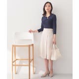 ブローチ風ゴールドパーツ付きアシメニット【洗濯機OK/坑ピル】 | index | 詳細画像10