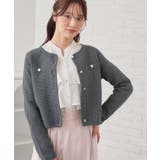 ラメリリーボクシーショートカーディガン【洗濯機OK】 | index | 詳細画像5