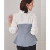 シャツドッキングペプラムニット【洗濯機OK】 | index | 詳細画像3