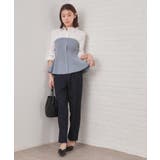 シャツドッキングペプラムニット【洗濯機OK】 | index | 詳細画像4