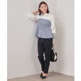 シャツドッキングペプラムニット【洗濯機OK】 | index | 詳細画像5