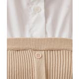 シャツドッキングペプラムニット【洗濯機OK】 | index | 詳細画像10