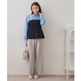 シャツドッキングペプラムニット【洗濯機OK】 | index | 詳細画像13