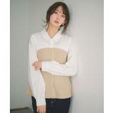 シャツドッキングペプラムニット【洗濯機OK】 | index | 詳細画像1