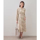 フラワーハイネックタックワンピース【洗濯機OK/イージーアイロン/防シワ】 | index | 詳細画像7