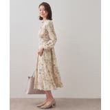 フラワーハイネックタックワンピース【洗濯機OK/イージーアイロン/防シワ】 | index | 詳細画像8