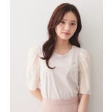 グレージュ(050) | 【UVケア／接触冷感】シアータックスリーブドッキングTシャツ《洗濯機OK》 | index