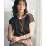 【接触冷感】ビジューキーネックフレンチトップス《UVケア 洗濯機OK XS～3L | index | 詳細画像40 