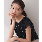 ネイビー(194) | 2wayフリルリボン刺繍ブラウス【洗濯機OK／イージーアイロン】 | index