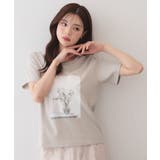 【UV】フラワープリントTシャツ≪洗濯機OK／接触冷感≫ | index | 詳細画像6 