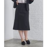 ブラック(019) | 《5色展開 S LLサイズ》ストレッチマーメイドスカート | index