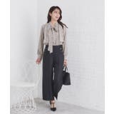 《5color XS LLsize》レイヤードボウタイブラウス【洗濯機洗い可 | index | 詳細画像16 