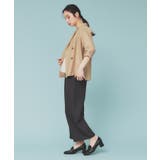 麻調シアーダブルブレストテーラードジャケット【洗濯機洗い可】 | index | 詳細画像19 