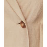 麻調シアーダブルブレストテーラードジャケット【洗濯機洗い可】 | index | 詳細画像21 