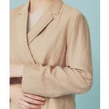 麻調シアーダブルブレストテーラードジャケット【洗濯機洗い可】 | index | 詳細画像26 